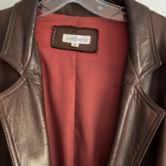 Ann Taylor leather jacket - Picture 2 of 6